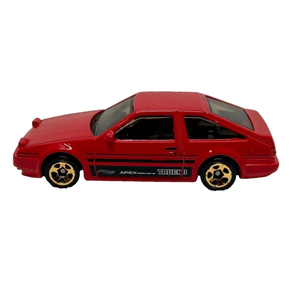 Hot Wheels Toyota AE86 Trueno Red 1:64 Die-cast Model Car‎ Loose EUC 2021